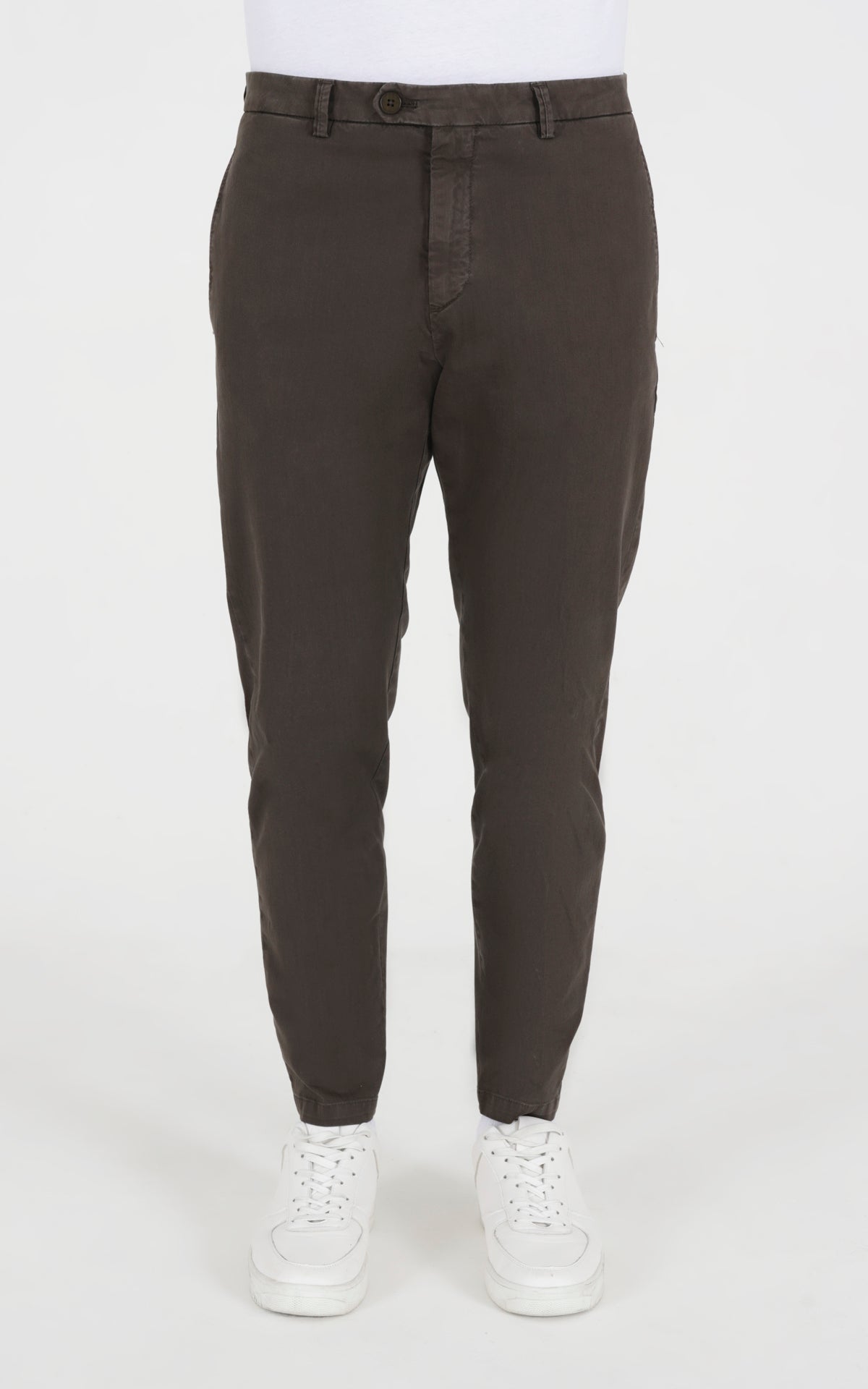 Outfit Italy Pantalone in cotone fiammato con tasche dietro