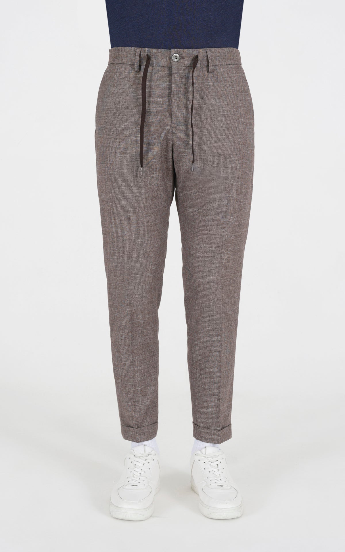 Outfit Italy Pantalaccio con laccio in tessuto armaturato